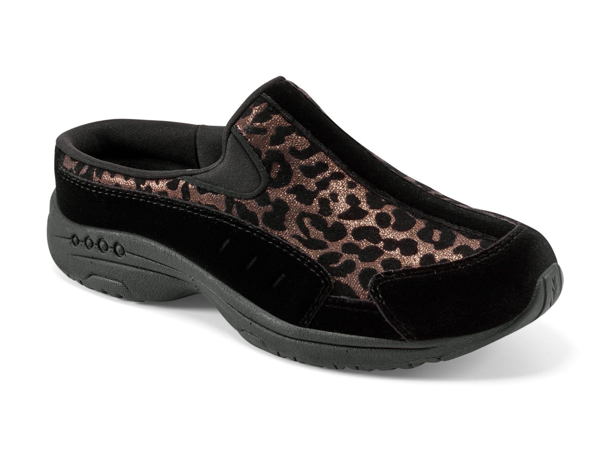 Easy Spirit Women's TravelTime Slip On Walking Sneaker Mule, Wide Width Available