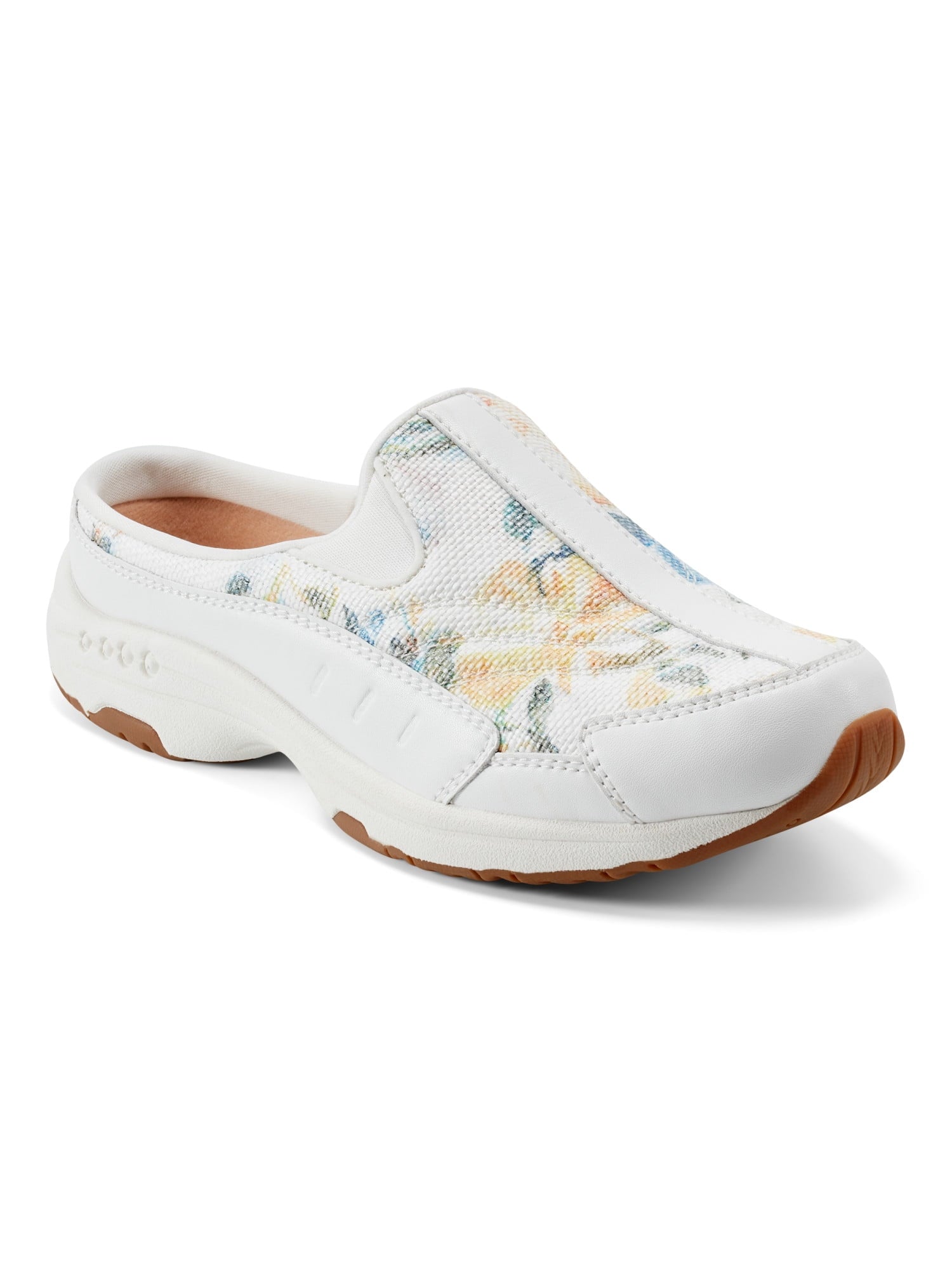 Easy Spirit Women's TravelTime Slip On Walking Sneaker Mule, Wide Width Available