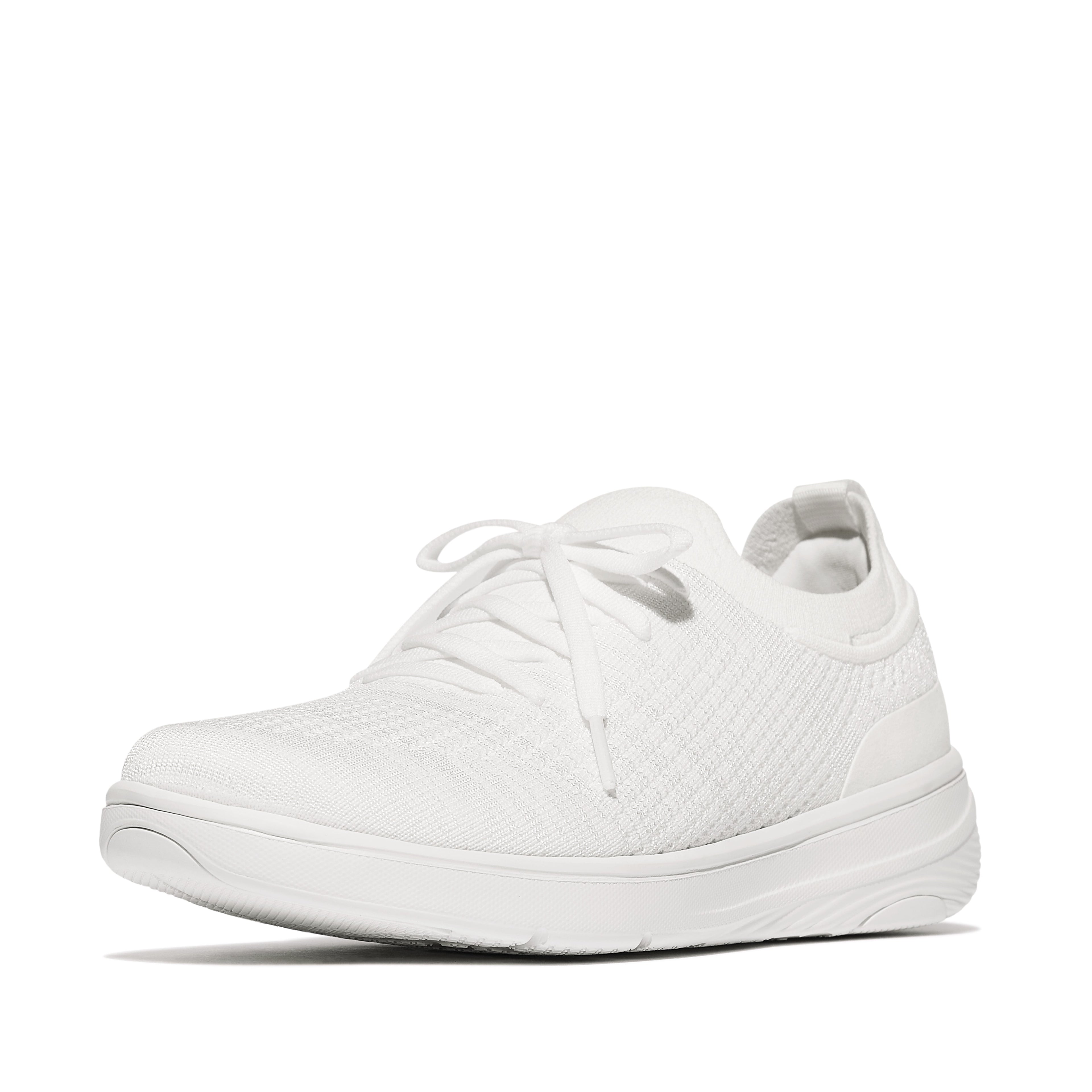 Fitflop Women's Super-Q Bow Knit Slip-On Laced Sneaker