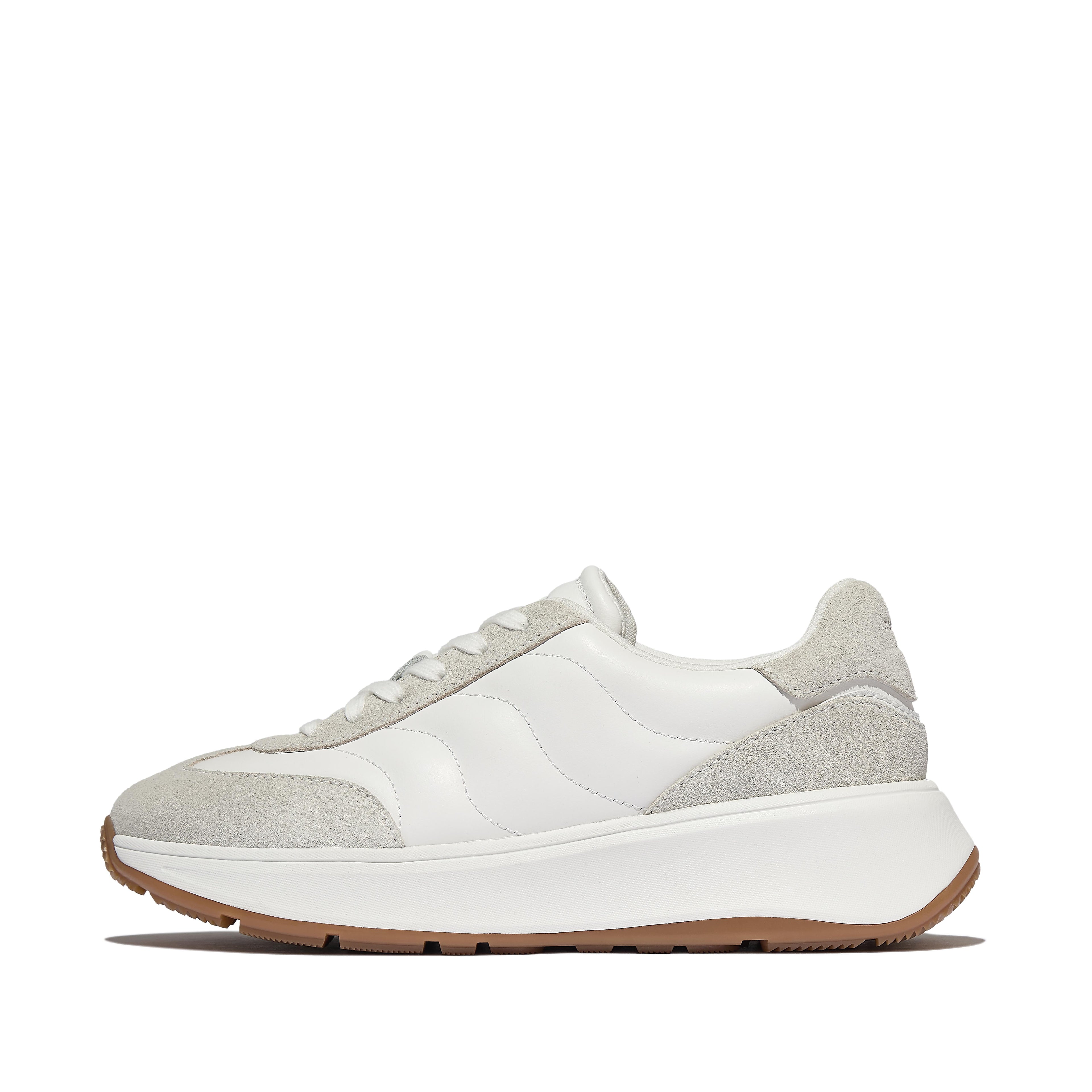 Fitflop Women's F-Mode T-Toe Wave Trainer Lace-up Sneakers